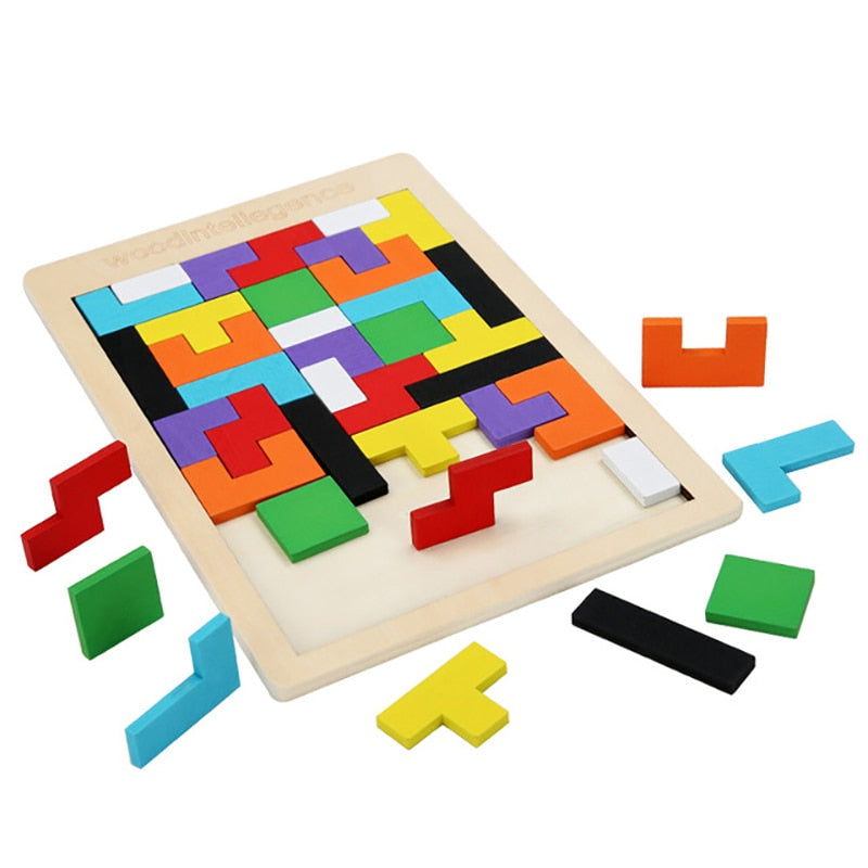 Wooden Jigsaw Puzzles Baby Toy - Montessori Vision