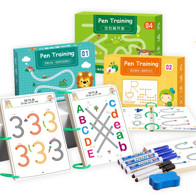 Children's Pen Control Training Set - Montessori Vision