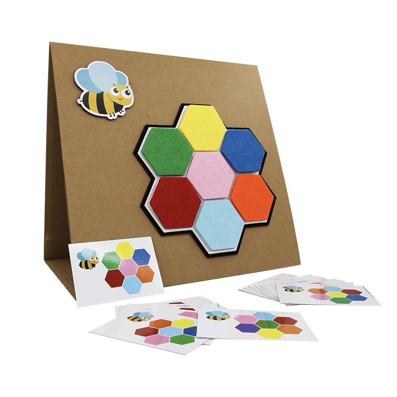 Color Direction Shape Puzzle Matching Game Toy - Montessori Vision