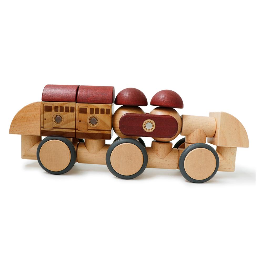 Preschool Magnetic Blocks Brain Game - Montessori Vision