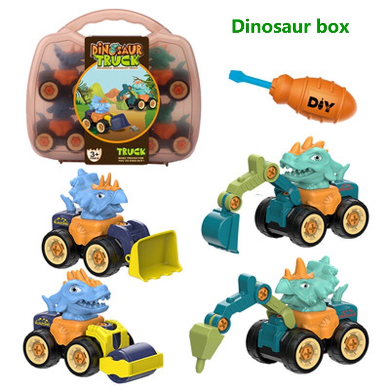 Truck Excavator Bulldozer Screw Tool Car - Montessori Vision