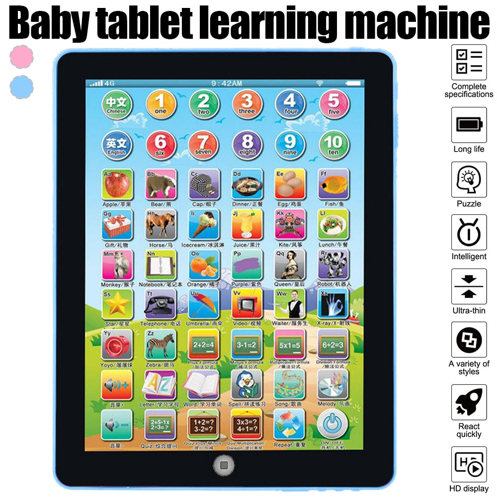 Educational Learning Tablet for Kids Toddler - Montessori Vision