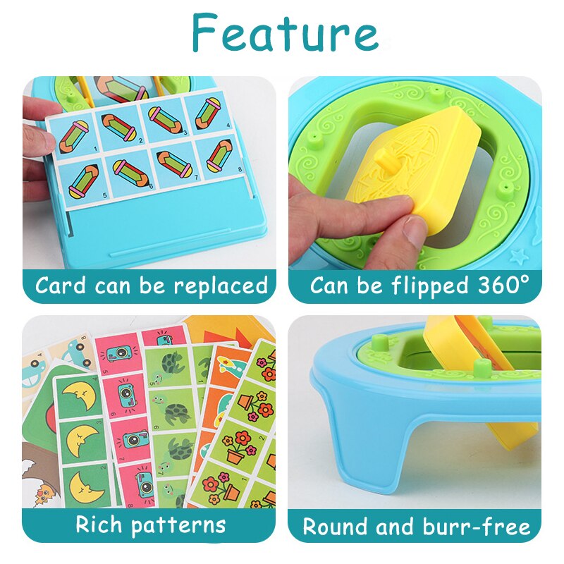 Spatial Memory Training Board Game Toy - Montessori Vision