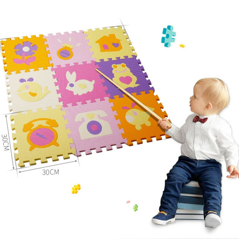 Foam Animal Puzzle Learning Floor Mat - Montessori Vision