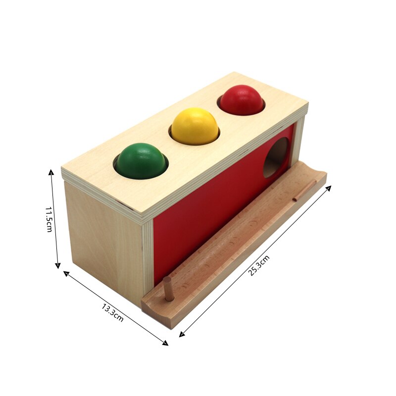 Montessori Materials Knocking Ball Box Toys - Montessori Vision