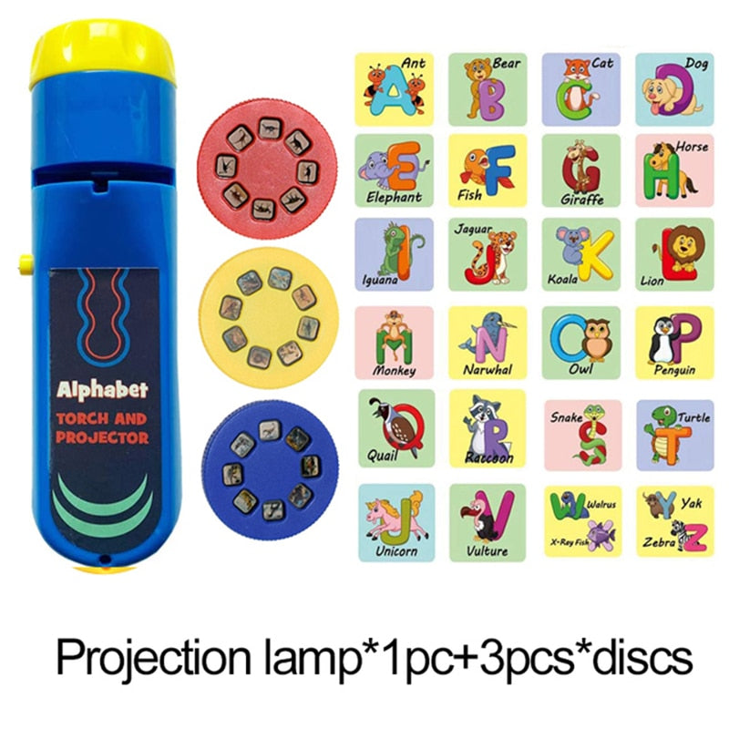 Children Slide Projector Torch Toys - Montessori Vision