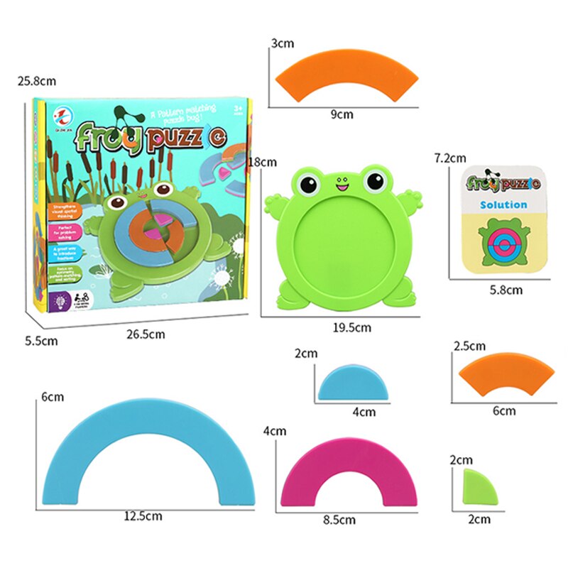 Montessori Fun Frog Puzzle Toy - Montessori Vision