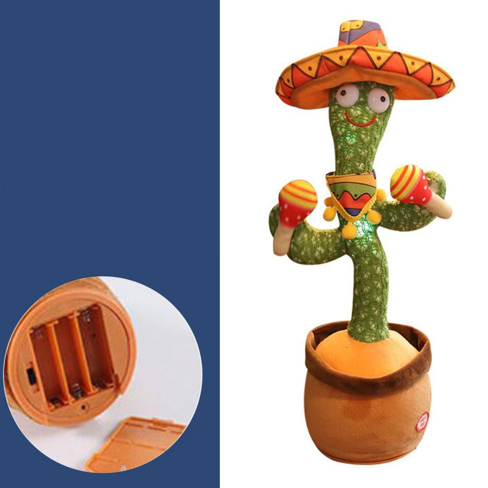 Talking Cactus Toy - Dancing Cactus Plush Toy | Montessori Vision