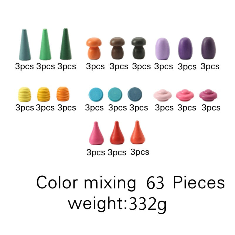 Baby Nordic Sensory Loose Parts Toys - Montessori Vision