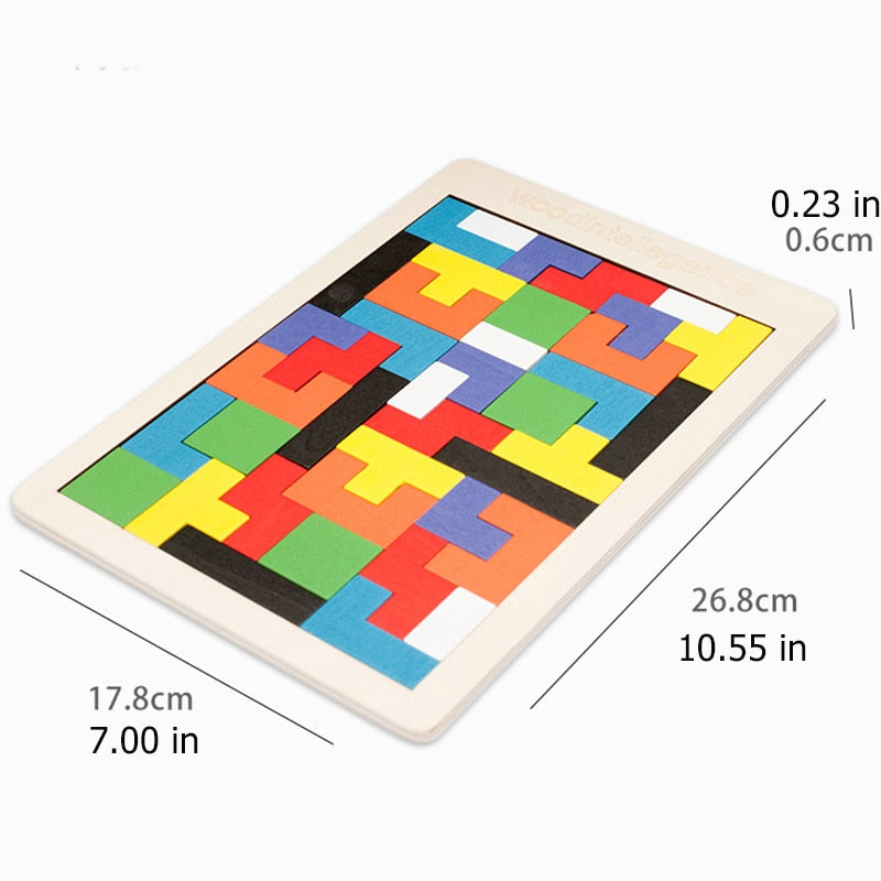 Wooden Jigsaw Puzzles Baby Toy - Montessori Vision