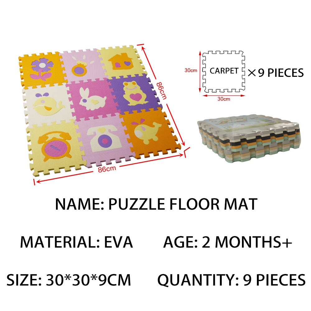 Foam Animal Puzzle Learning Floor Mat - Montessori Vision