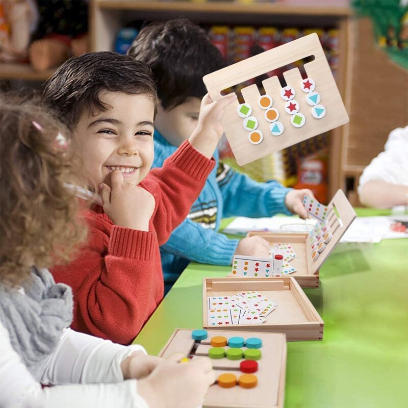 Wooden Puzzle Preschool Educational Toys - Montessori Vision