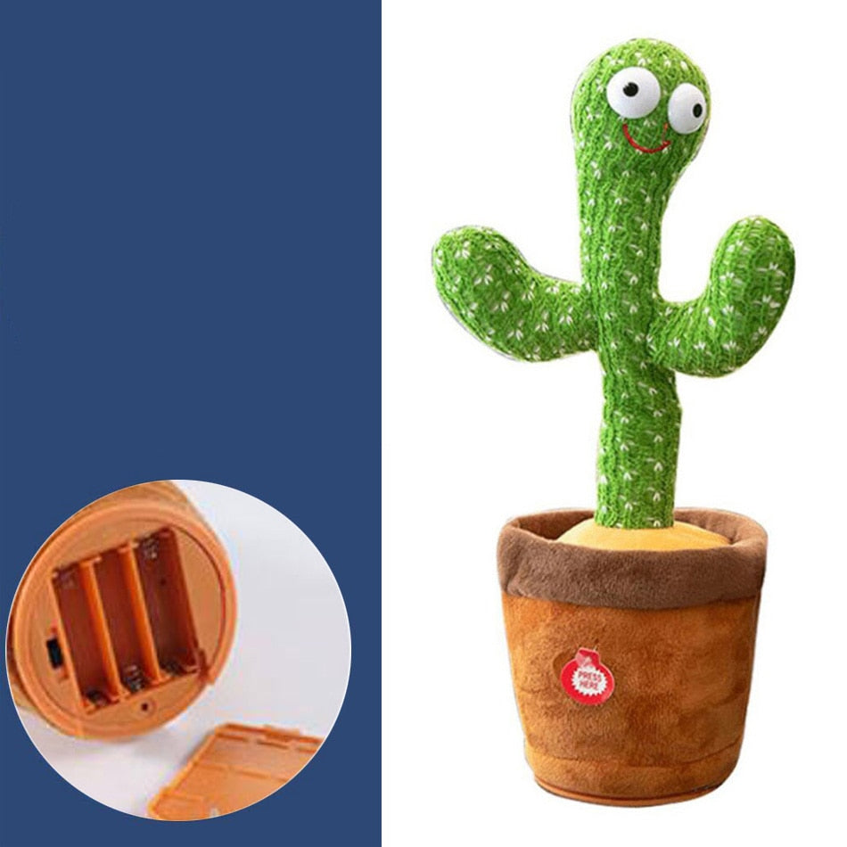 Talking Cactus Toy - Dancing Cactus Plush Toy | Montessori Vision