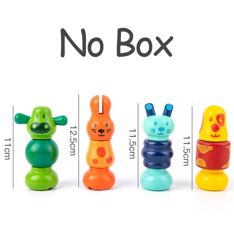 Montessori Animal Screw Nut Assembly DIY Toys - Montessori Vision