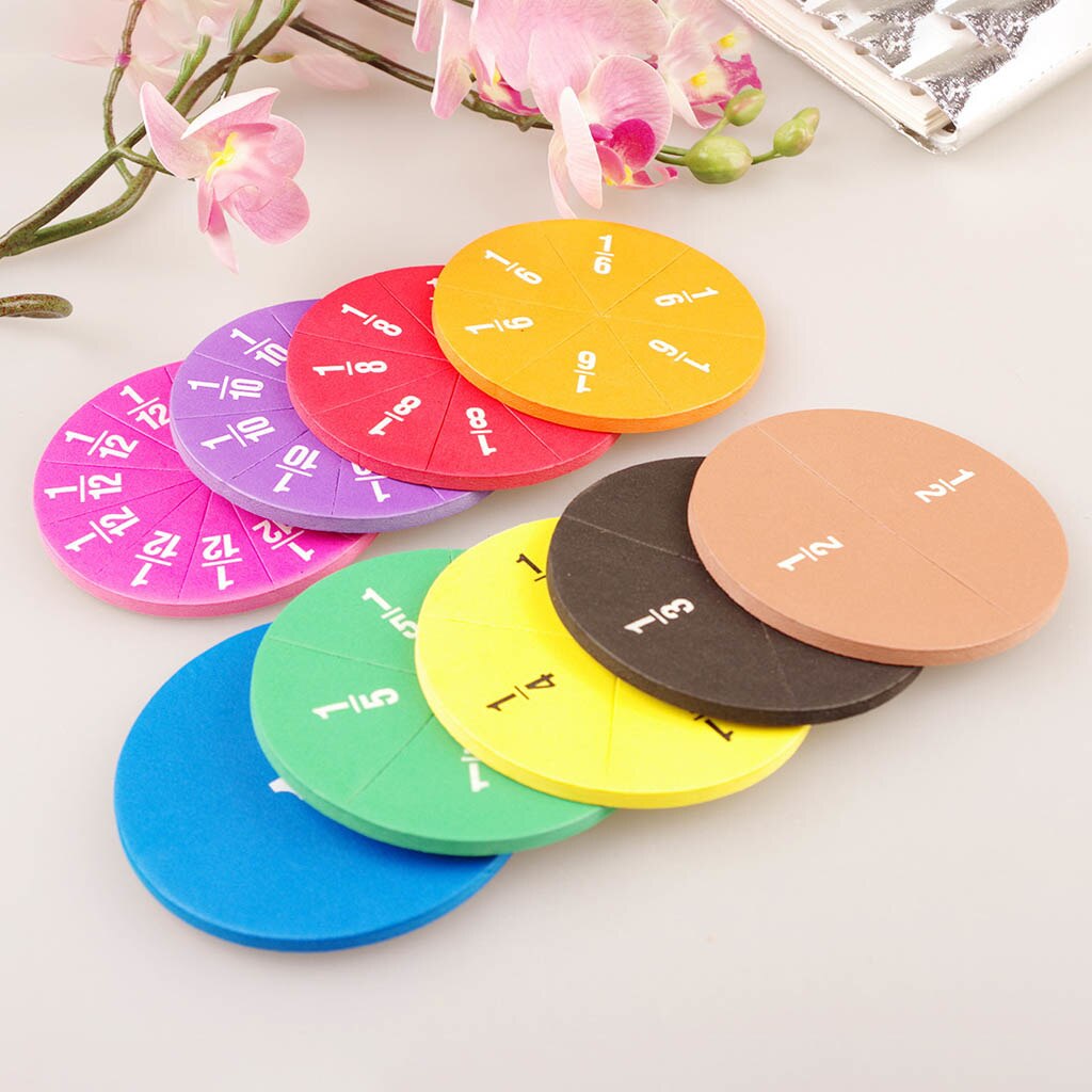 Fractions Math Teaching Tool - Montessori Vision