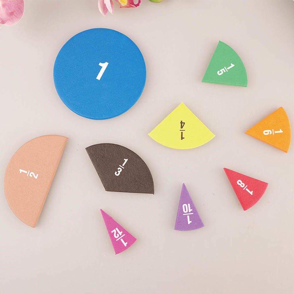 Fractions Math Teaching Tool - Montessori Vision