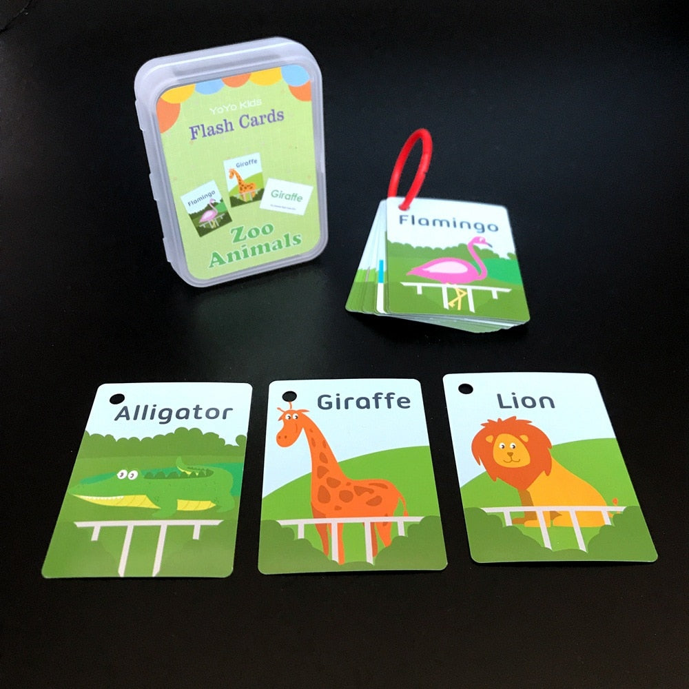 Kids Flashcards Cognitive Educational Toys - Montessori Vision