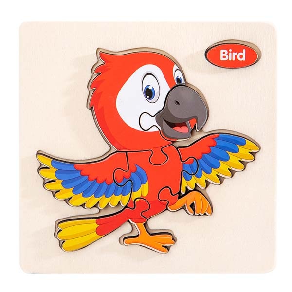 Puzzles For Kids - Wooden Matching Puzzle Toy | Montessori Vision