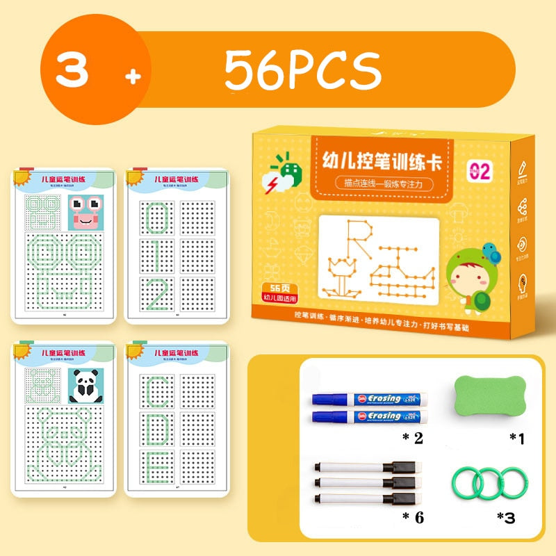Children's Pen Control Training Set - Montessori Vision