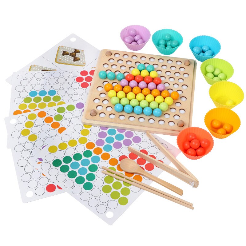 Hands Brain Training Clip Beads Toys - Montessori Vision