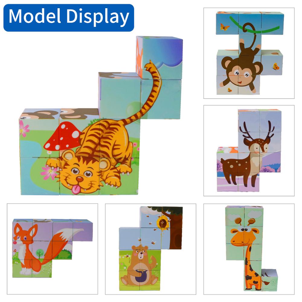 Magnetic Blocks 3D Puzzles Toys for Children - Montessori Vision