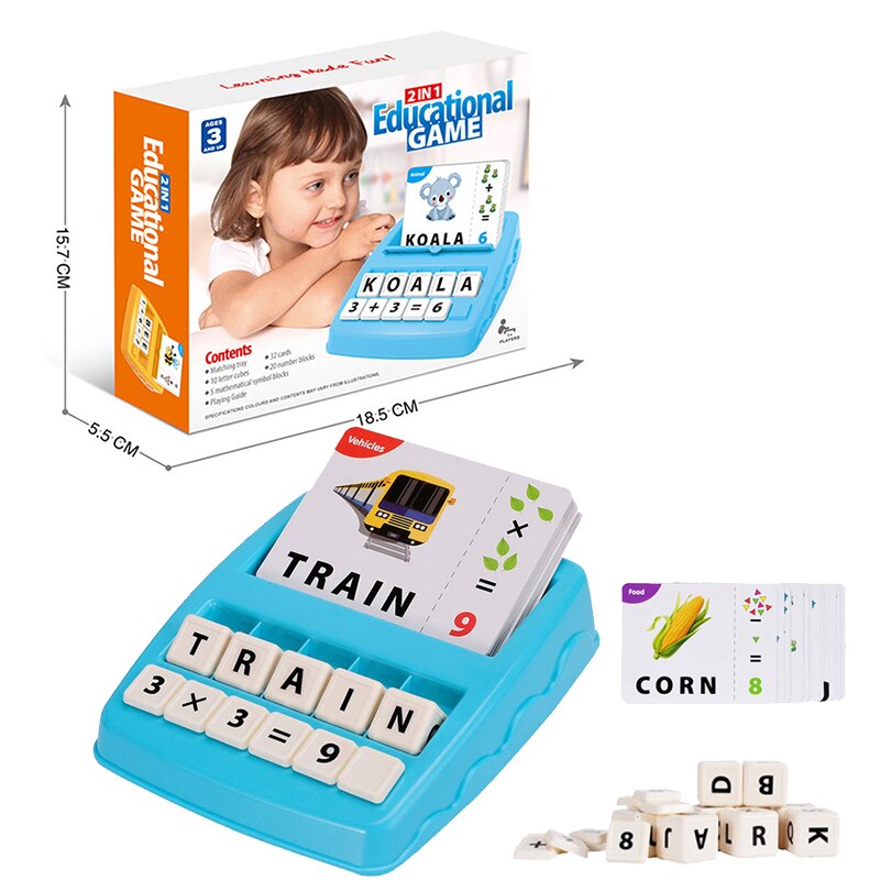 Kids Matching Letter Games Educational Toys - Montessori Vision