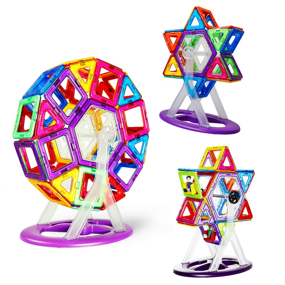 Big Size Magnetic Building Blocks - Montessori Vision