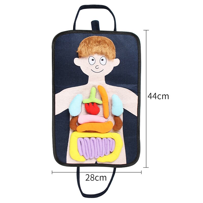 Kids Busy Board Montessori Material Felt Toy - Montessori Vision
