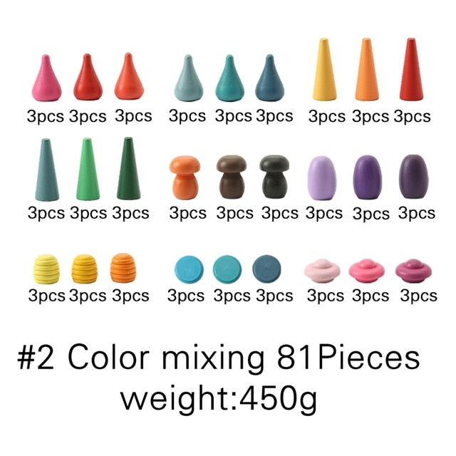 Baby Nordic Sensory Loose Parts Toys - Montessori Vision
