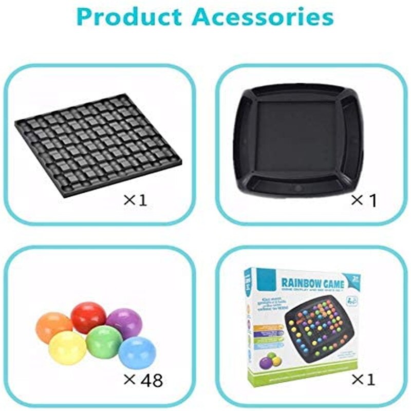 Rainbow Ball Matching Toy - Montessori Vision