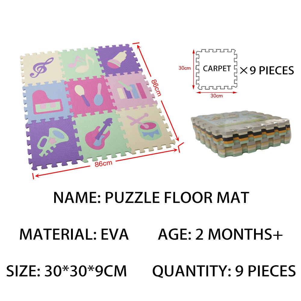 Foam Animal Puzzle Learning Floor Mat - Montessori Vision
