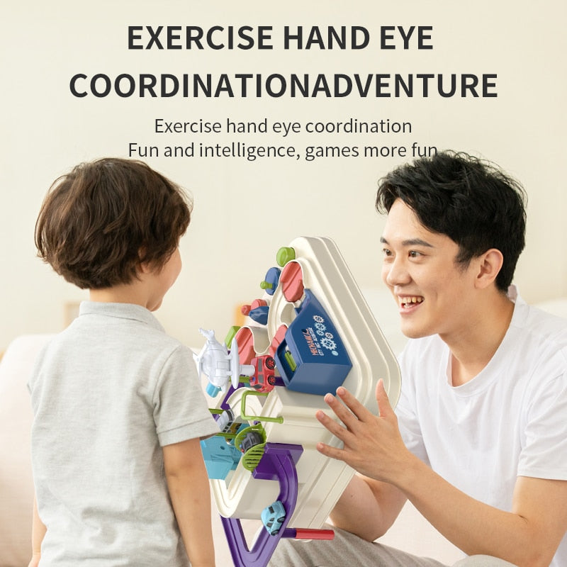 Racing Rail Car Educational Toy - Montessori Vision