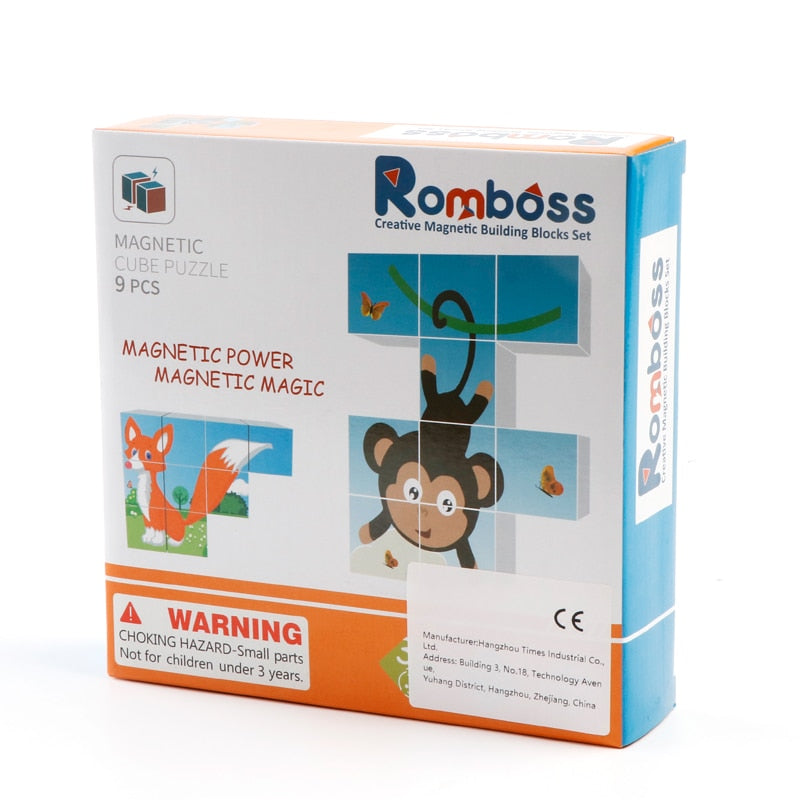 Magnetic Blocks 3D Puzzles Toys for Children - Montessori Vision