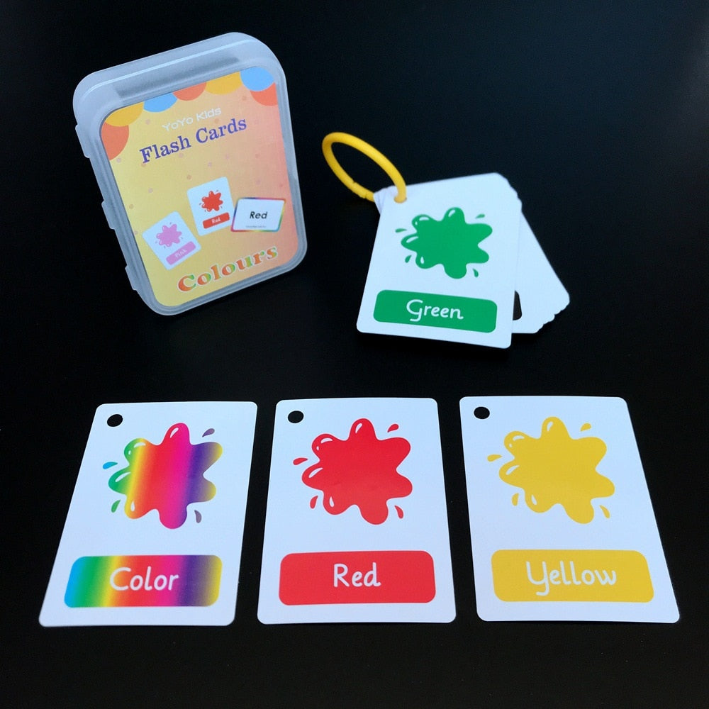 Kids Flashcards Cognitive Educational Toys - Montessori Vision
