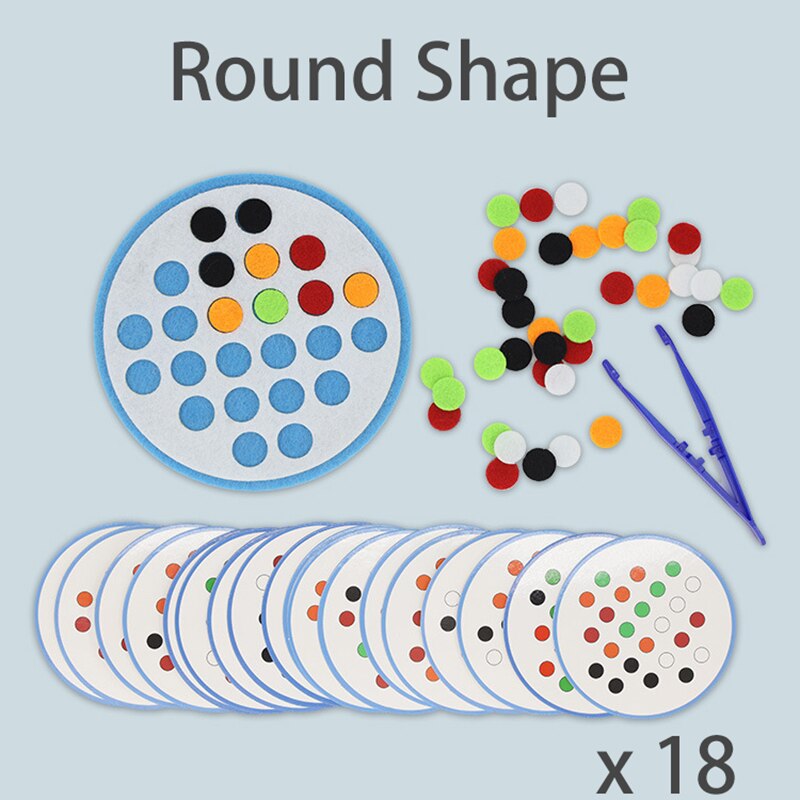 Color Direction Shape Puzzle Matching Game Toy - Montessori Vision