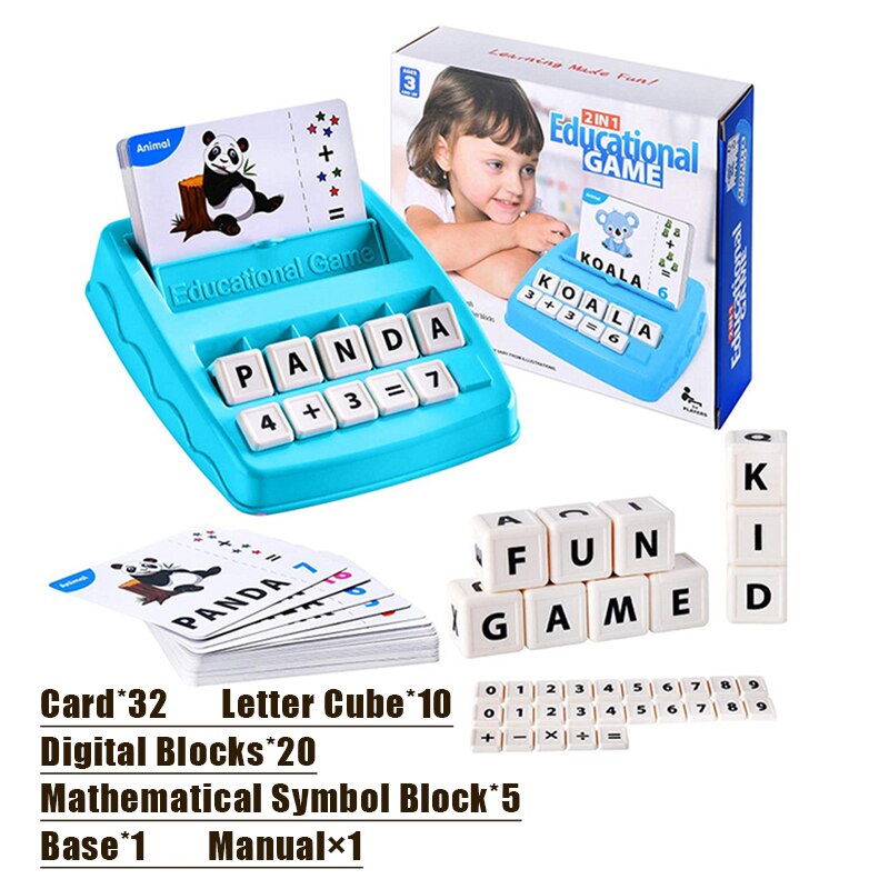 Kids Matching Letter Games Educational Toys - Montessori Vision