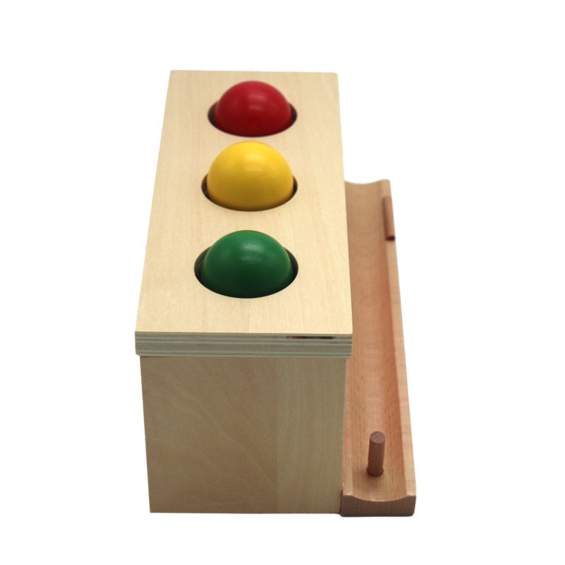 Montessori Materials Knocking Ball Box Toys - Montessori Vision