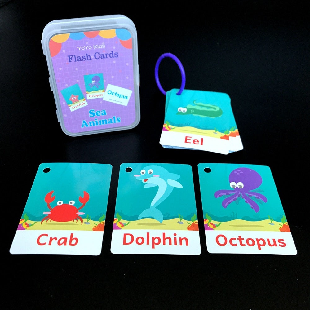 Kids Flashcards Cognitive Educational Toys - Montessori Vision