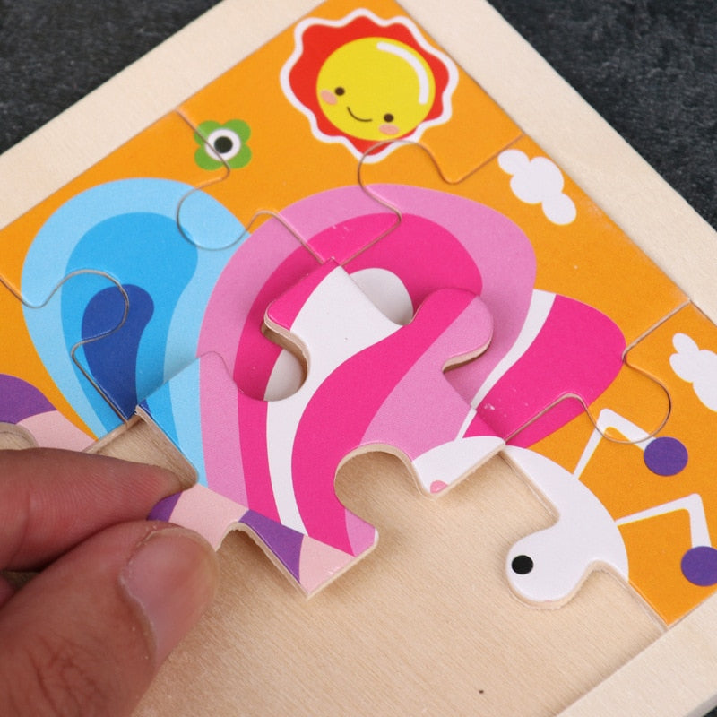 Montessori Wooden Puzzle - Montessori Vision