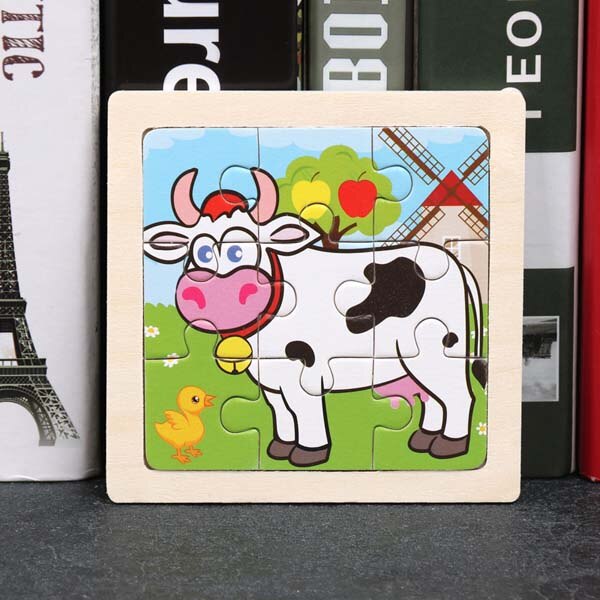 Montessori Wooden Puzzle - Montessori Vision