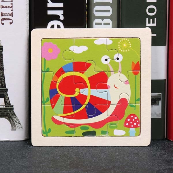 Montessori Wooden Puzzle - Montessori Vision