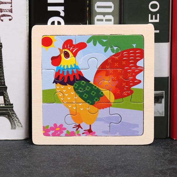 Montessori Wooden Puzzle - Montessori Vision