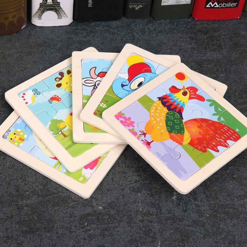 Montessori Wooden Puzzle - Montessori Vision