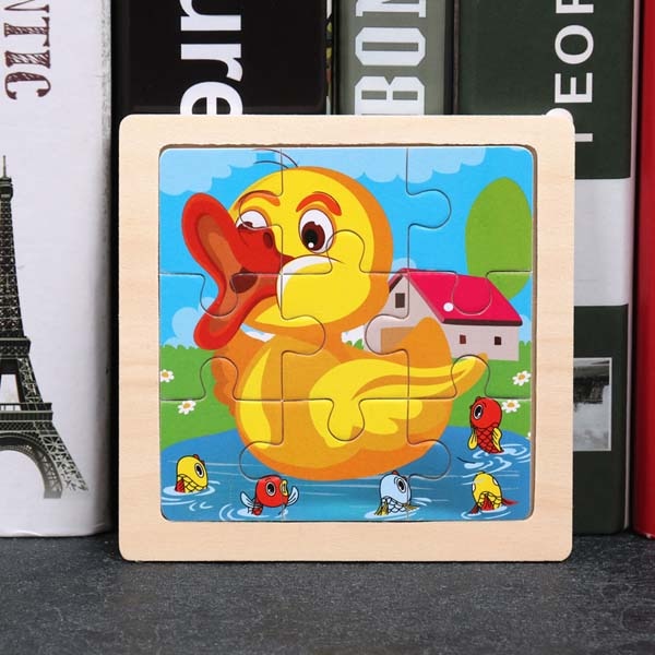Montessori Wooden Puzzle - Montessori Vision