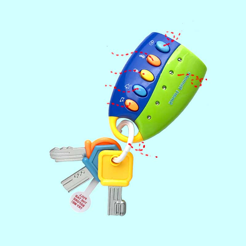 Musical Car Key Vocal Smart Baby Toy - Montessori Vision