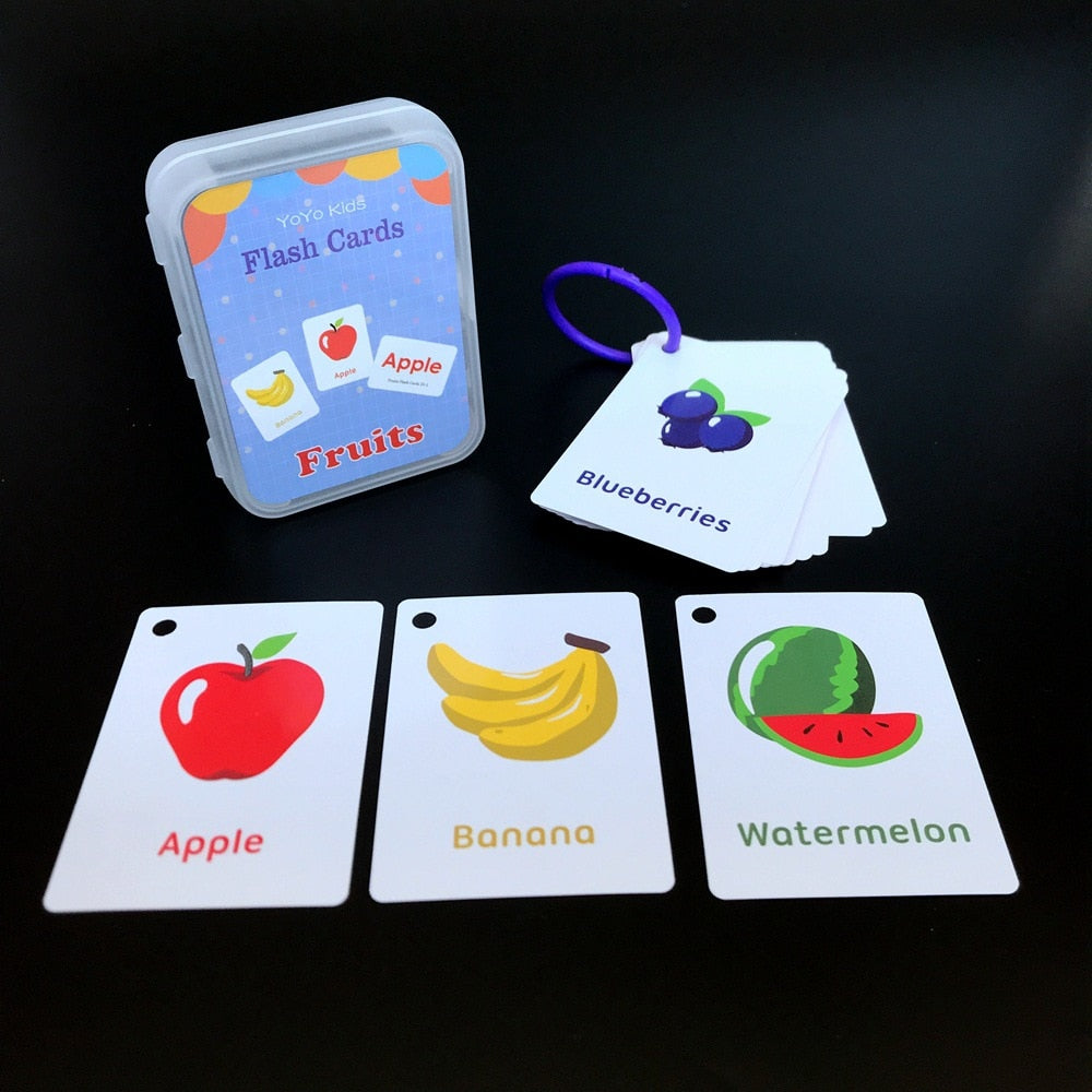 Kids Flashcards Cognitive Educational Toys - Montessori Vision