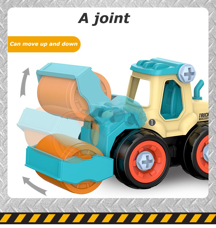 Truck Excavator Bulldozer Screw Tool Car - Montessori Vision