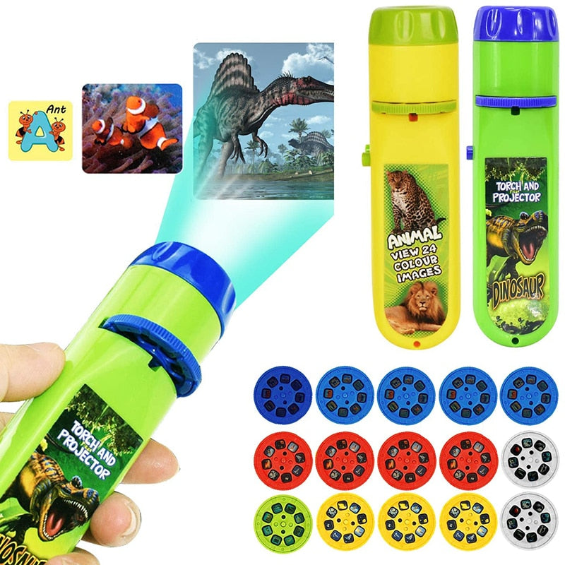 Children Slide Projector Torch Toys - Montessori Vision