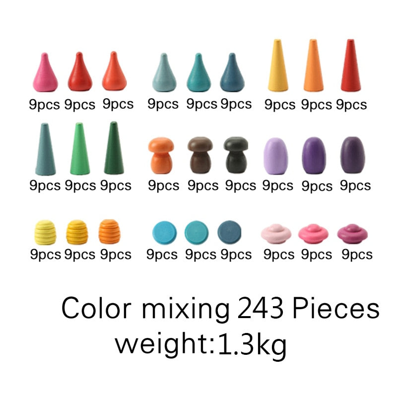 Baby Nordic Sensory Loose Parts Toys - Montessori Vision