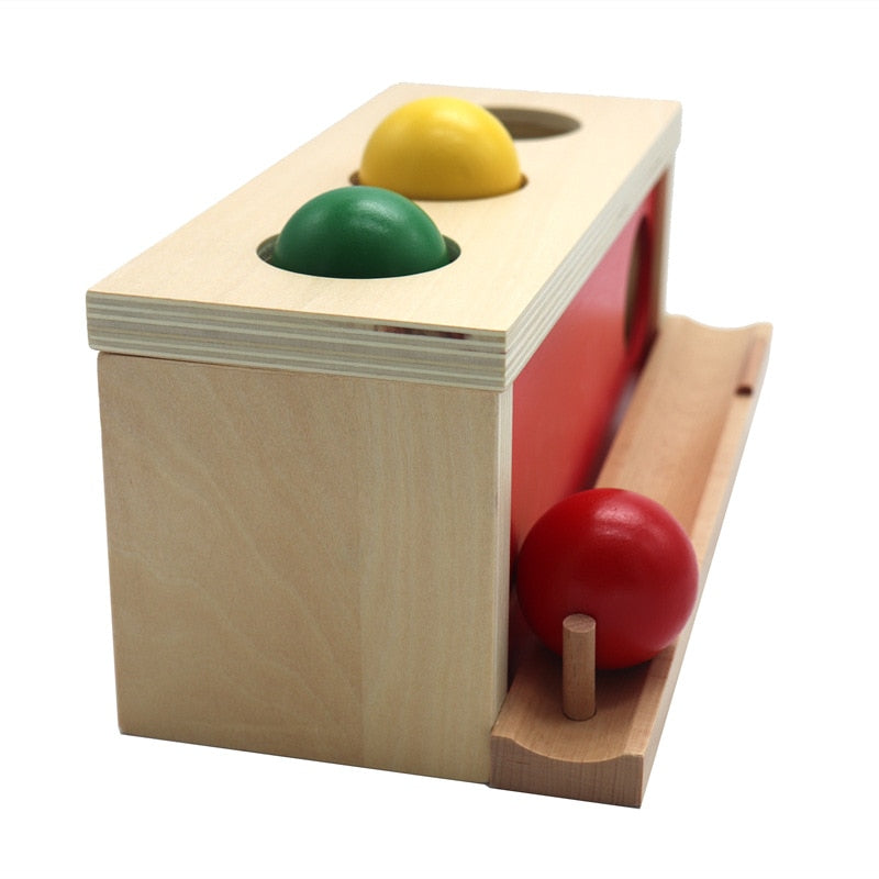 Montessori Materials Knocking Ball Box Toys - Montessori Vision